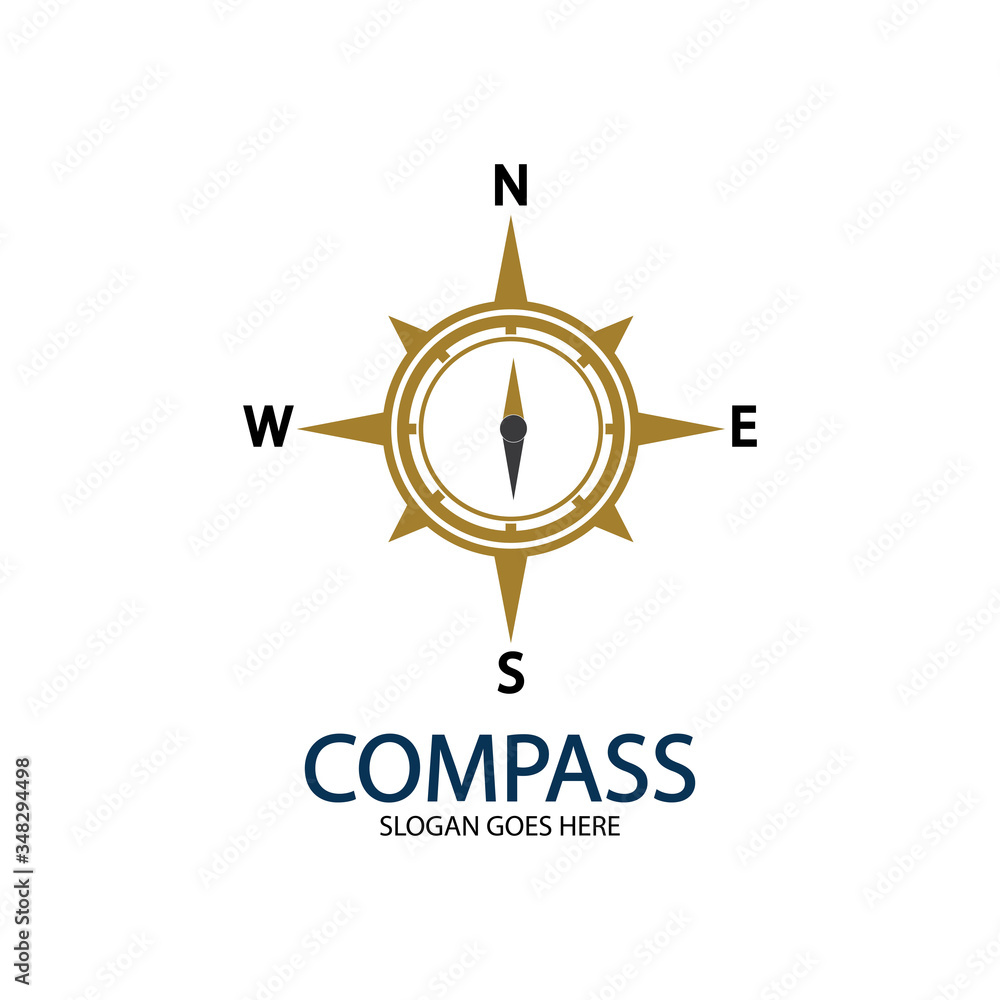 Creative Compass Concept Logo Design Template Creative Compass Concept Logo Design Template
