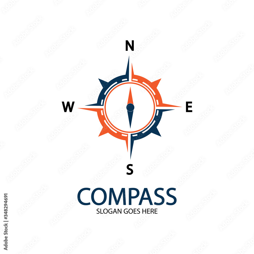 Creative Compass Concept Logo Design Template Creative Compass Concept Logo Design Template