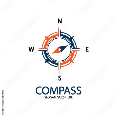 Free Download Creative Compass Concept Logo Design Template - GFXLoad