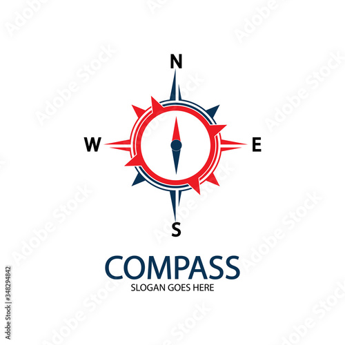 Creative Compass Concept Logo Design Template