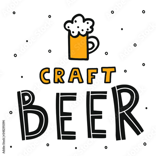 craft beer doodle