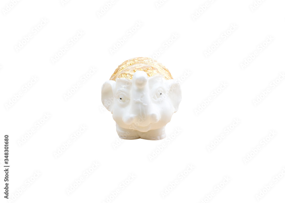 Isolated handmade aroma soap shape animal elephant Asia on a white background Isolated handmade aroma soap shape animal elephant Asia on a white background