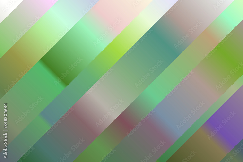 Obraz premium Green and blue lines vector background.