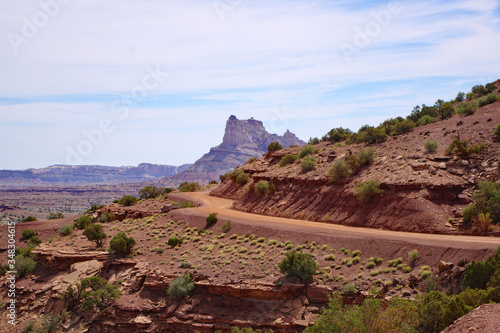 Temple Mountain Road, the improved 30 mile dirt road in South central Utah's San Rafael Swell, begins at I-70 exit 131 and continues through beautiful high desert country to Goblin Valley State Park.