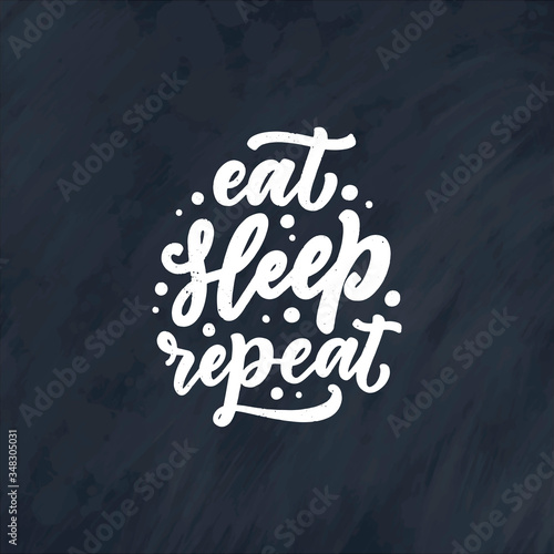 Lettering Slogan about sleep and good night. Vector illustration design for graphic, prints, poster, card, sticker and other creative uses