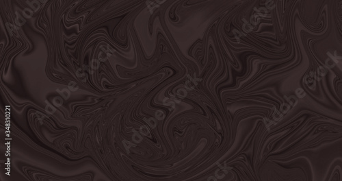 Chocolate Marble Texture Design Liquid Color Mix Paintings
