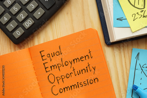 Equal Employment Opportunity Commission EEOC is shown on the business photo