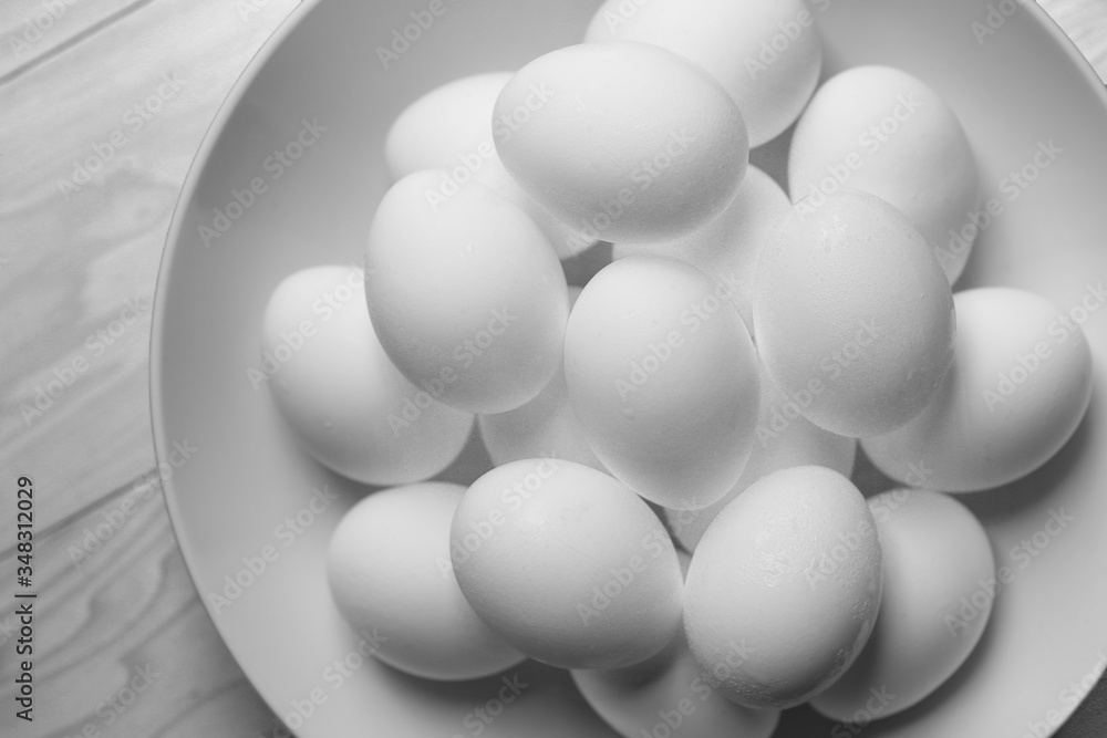 Bowl of fresh eggs Bowl of fresh eggs