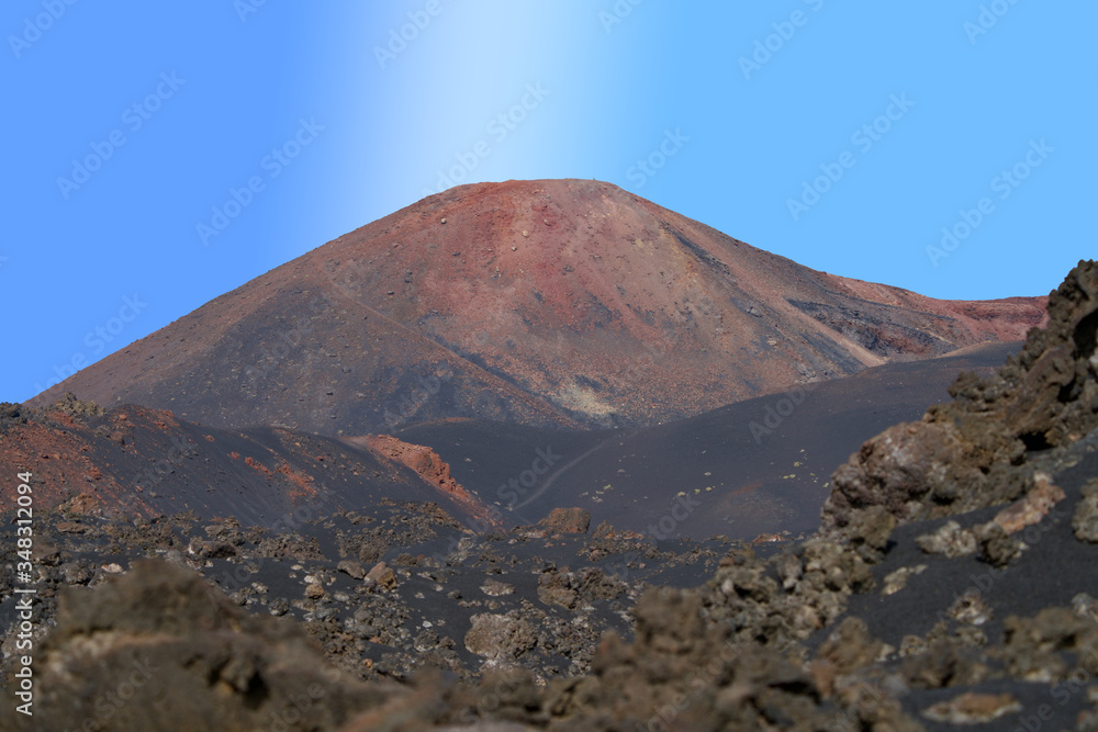 red-black volcan