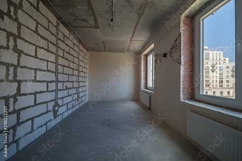 New Loft studio Interior in empty house