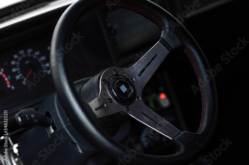 car steering wheel © yurii oliinyk