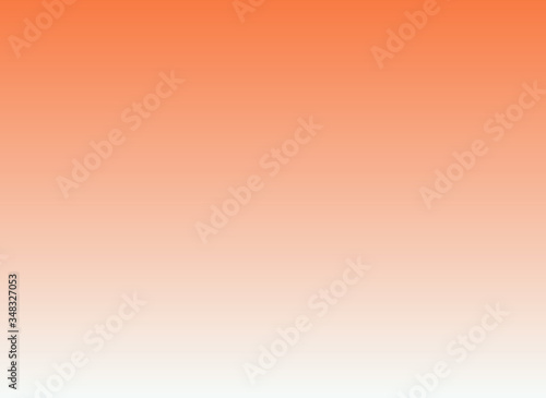 Soft pastel orange ombre color effect for background graphic
