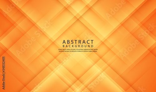 Abstract modern graphic element. Dynamic colored diagonal shapes. Futuristic style design for poster, flyer, brochure etc. Minimal geometric background with orange color for landing page