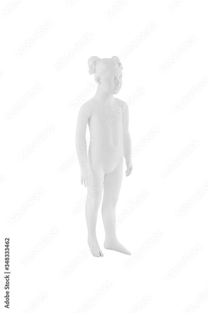 Gloss color mannequin woman isolated Gloss color mannequin woman isolated