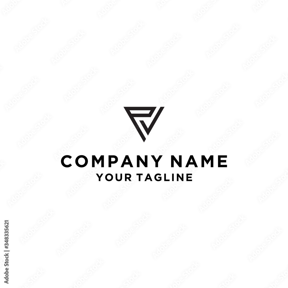 PV VP initial based Alphabet icon logo PV VP initial based Alphabet icon logo