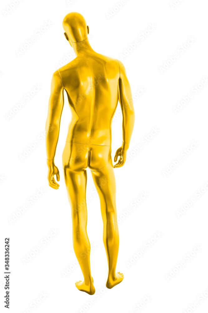 Gloss color mannequin male isolated Gloss color mannequin male isolated