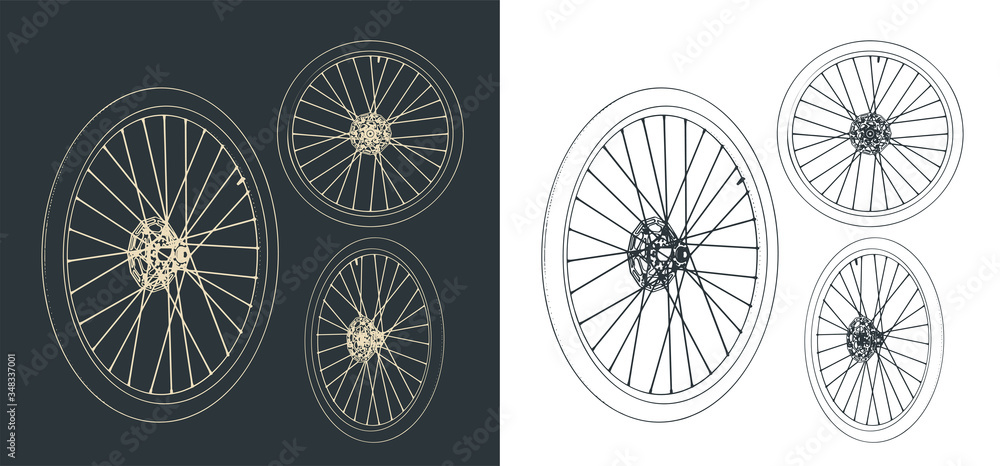 Road bike wheel