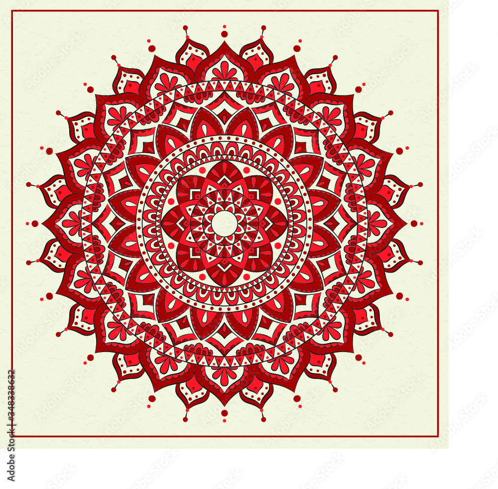 Islamic new mandala for holiday cards Islamic new mandala for holiday cards