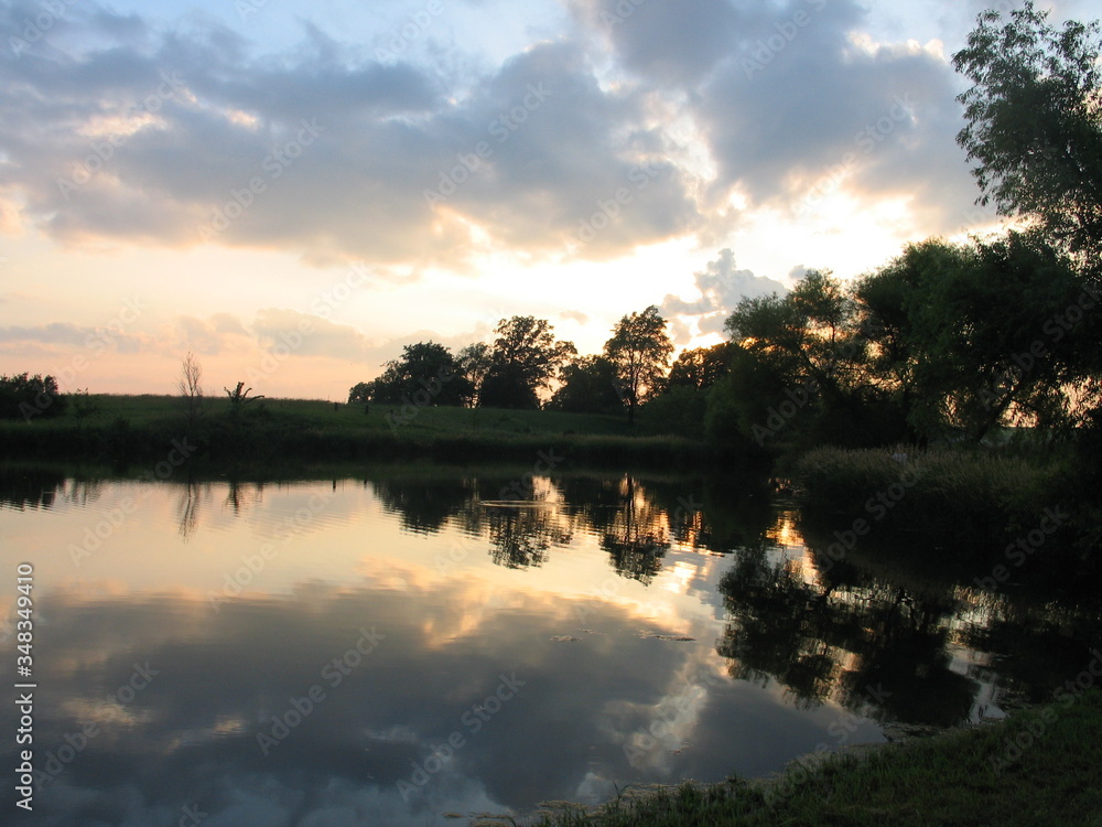 Obraz premium Summer sunset 