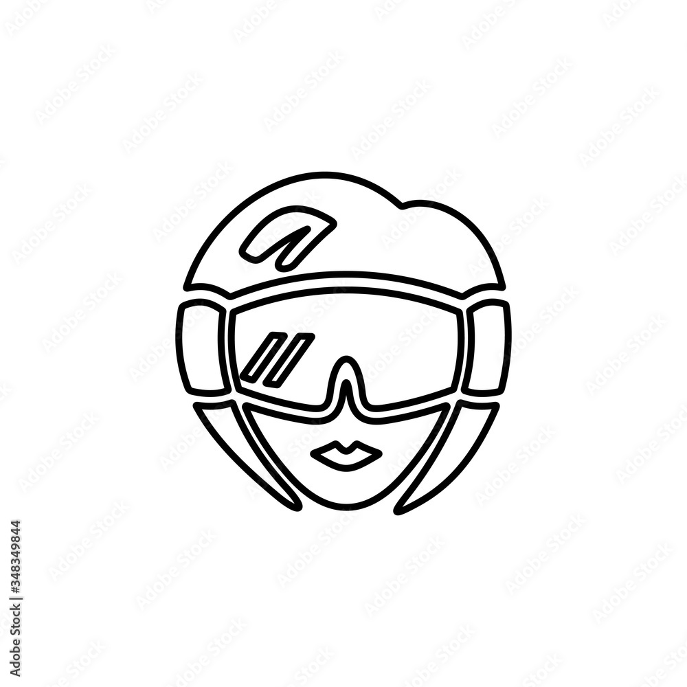 Virtual reality headset icon. Virtual entertainment, gaming symbol. Virtual reality headset icon. Virtual entertainment, gaming symbol.