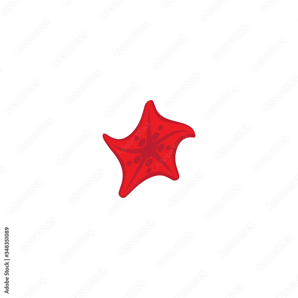 Star Fish Logo Template vector Star Fish Logo Template vector