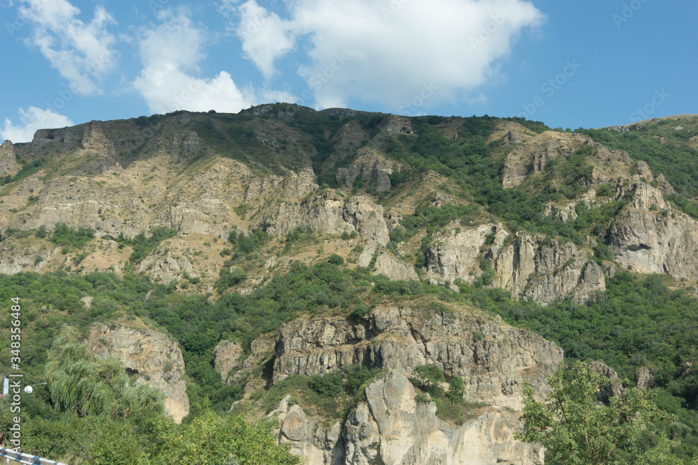 Caucasus mountains in Armenia
