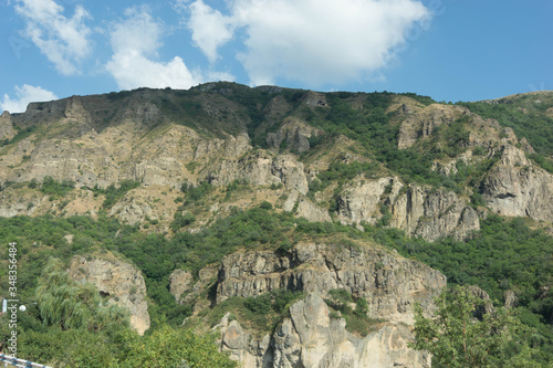 Caucasus mountains in Armenia 