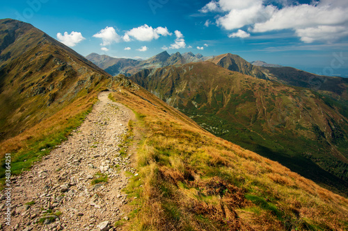 Beautiful view pf Tatra Mountains in Slovakia