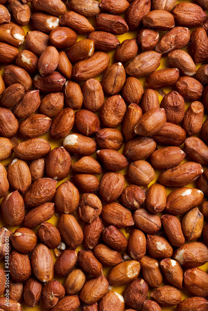 Peanut yellow infinite background closeup Peanut yellow infinite background closeup