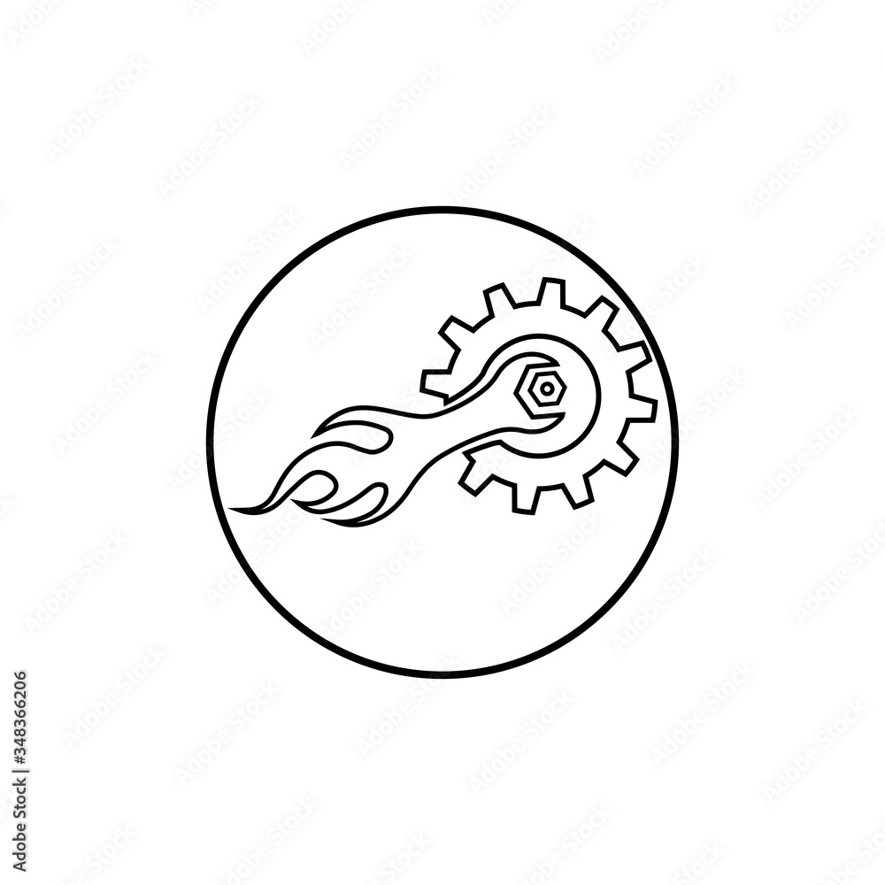 Gear Logo Template vector icon illustration design Gear Logo Template vector icon illustration design
