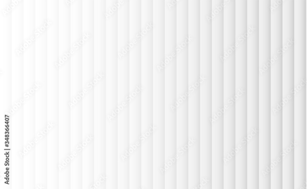 Obraz premium Abstract geometric white and gray color background, vector illustration.