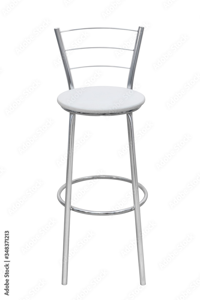 classical bar chair isolated in white classical bar chair isolated in white
