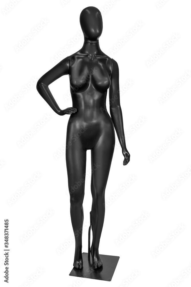 Gloss color mannequin woman isolated Gloss color mannequin woman isolated