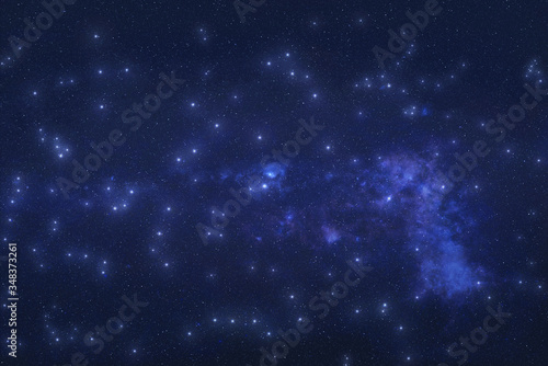 Constellations in outer space. Constellation stars on the night sky. Elements of this image were furnished by NASA