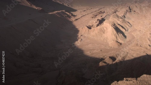 Death and Moon Valley views and Sunset at San Pedro de Atacama, Antofagasta - Chile. Desert. Andes.