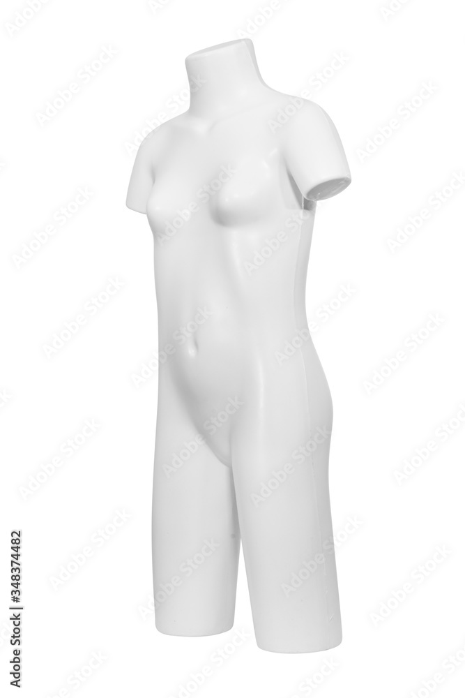 Gloss color mannequin woman isolated Gloss color mannequin woman isolated