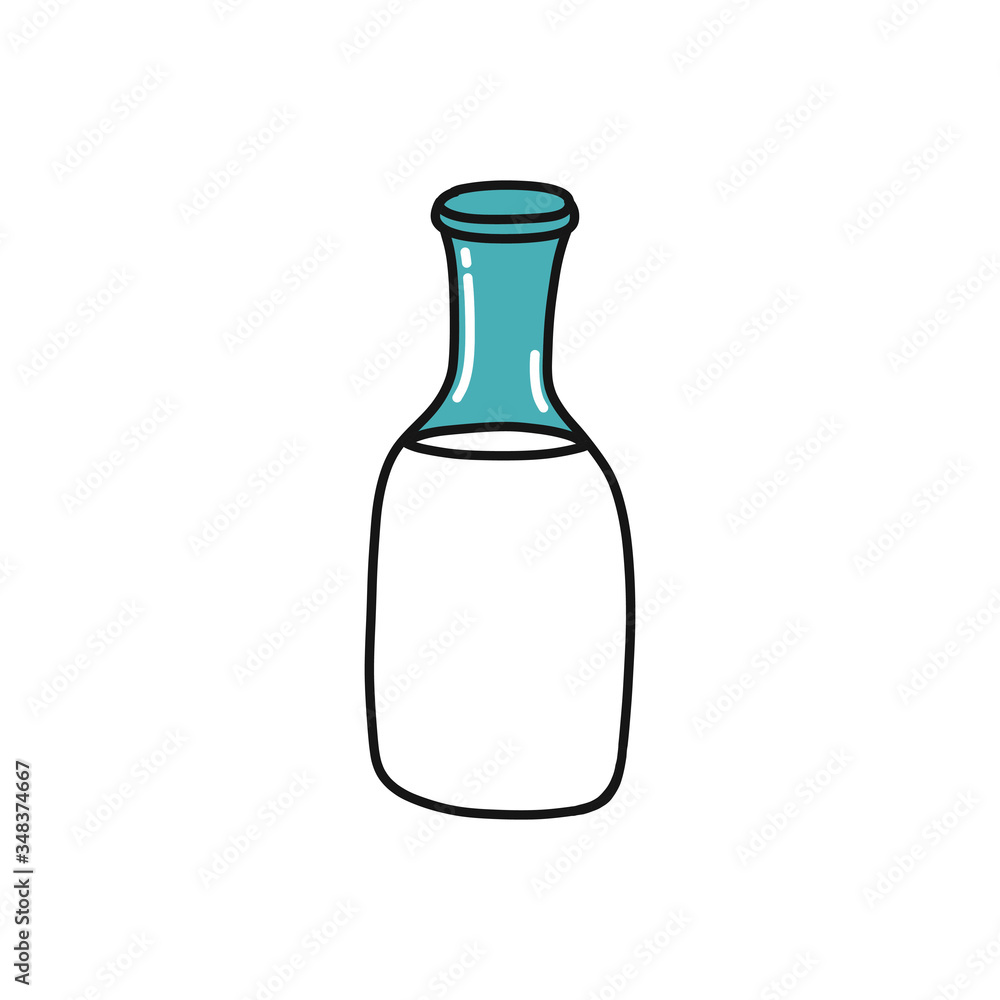 kefir doodle icon, vector illustration kefir doodle icon, vector illustration