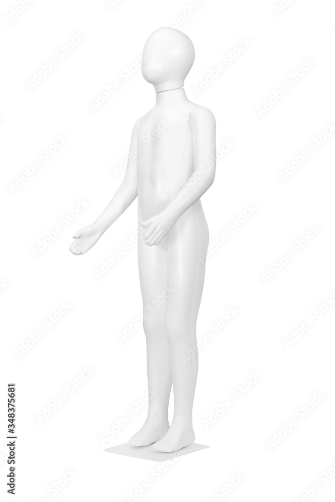 Gloss color mannequin woman isolated Gloss color mannequin woman isolated