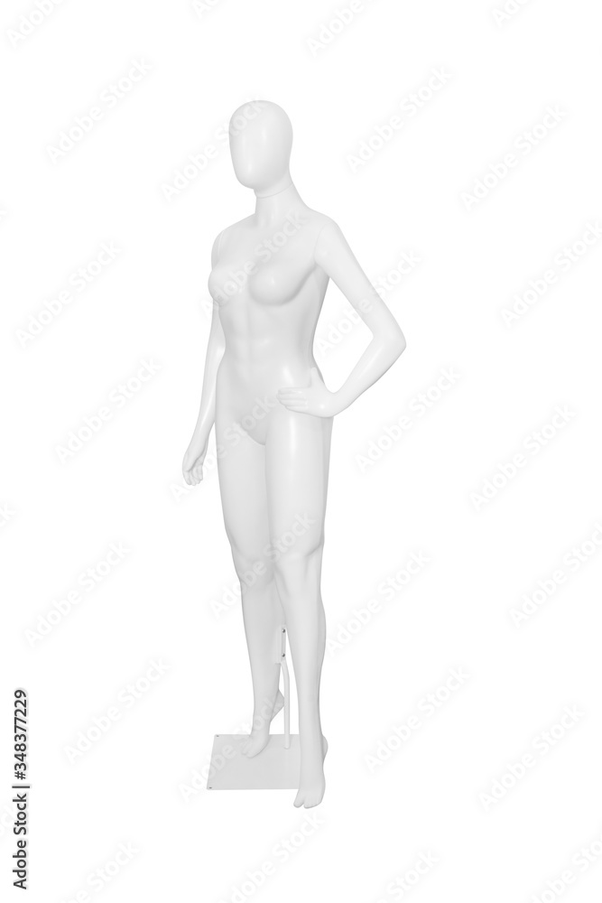 Gloss color mannequin woman isolated Gloss color mannequin woman isolated