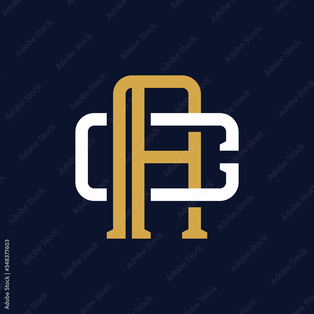 Initial Letter AC CA Monogram Logo Design Initial Letter AC CA Monogram Logo Design