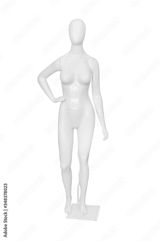 Gloss color mannequin woman isolated Gloss color mannequin woman isolated