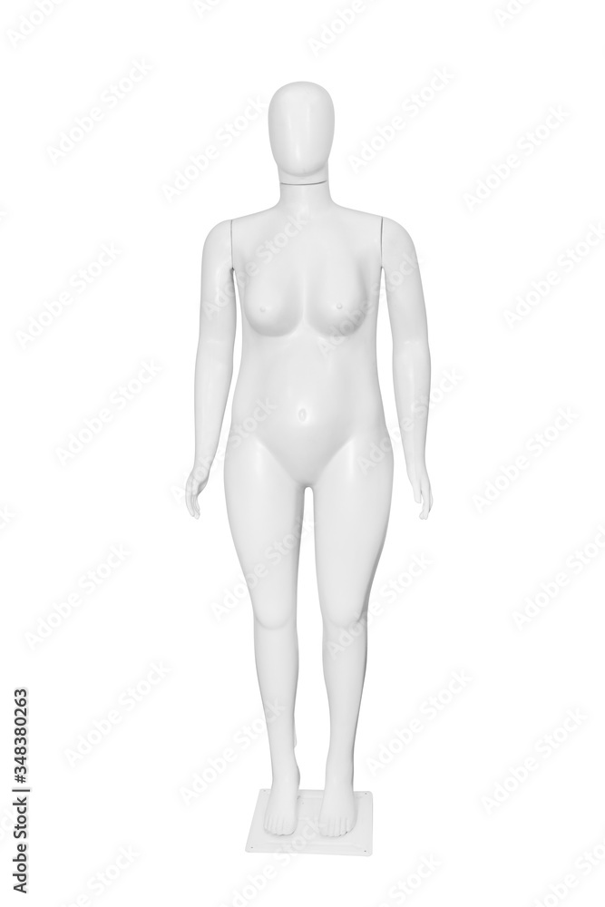 Gloss color mannequin woman isolated Gloss color mannequin woman isolated