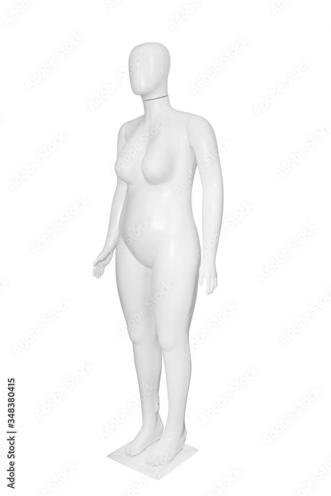 Gloss color mannequin woman isolated Gloss color mannequin woman isolated