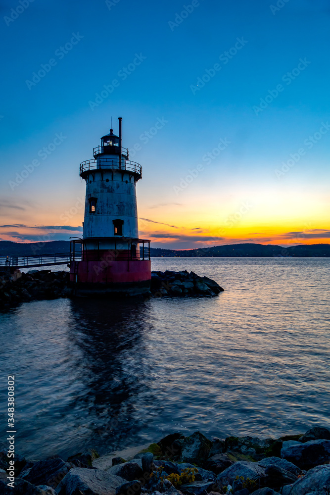 The Sleepy Hollow Lighthouse by the Hudson River