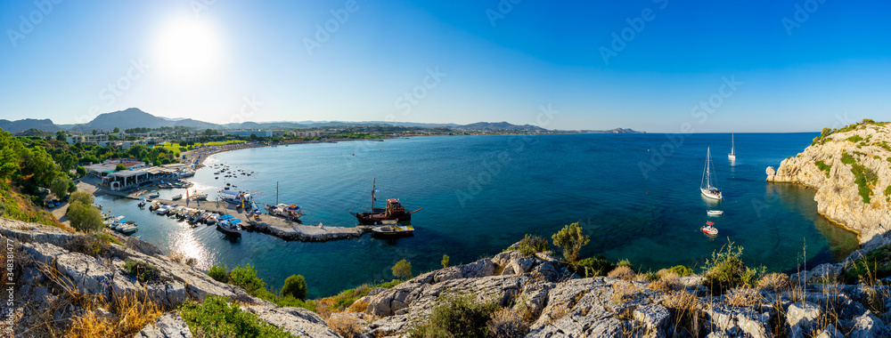 Sea View of Afandou in Rhodes, Greece