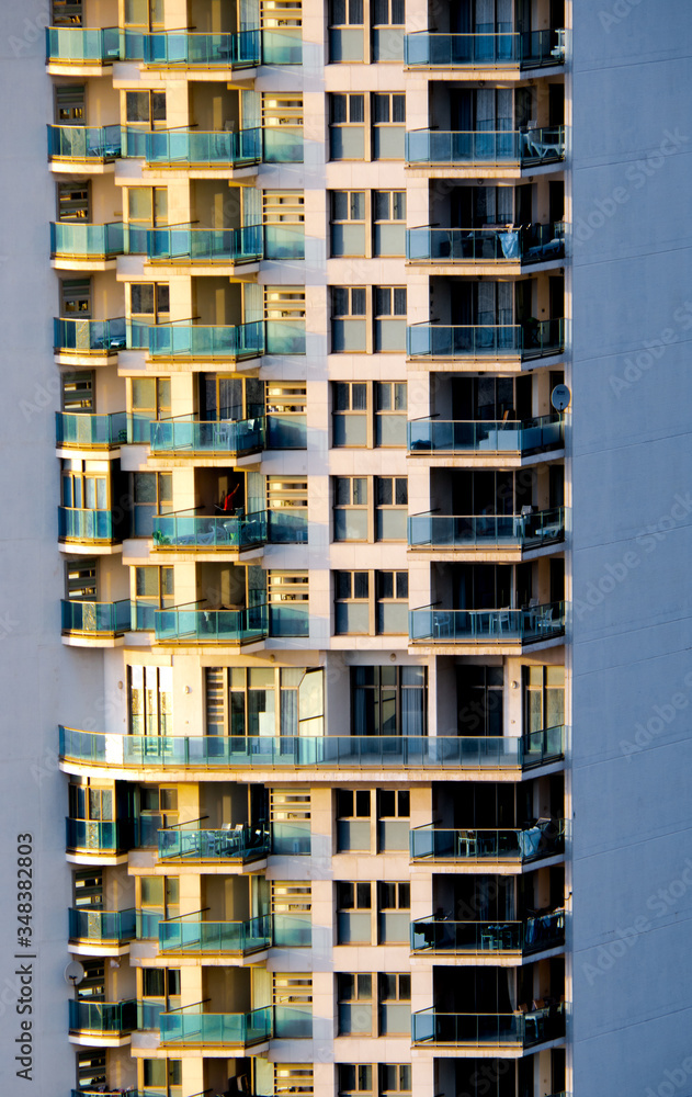apartment tower in benidorm
