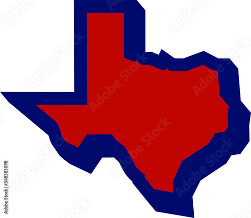 Map of Texas State