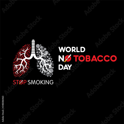 vector illustration world no tobacco day