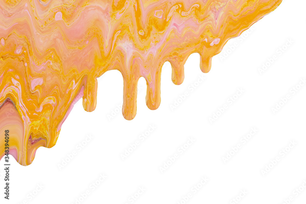 Color dripping paint Color dripping paint