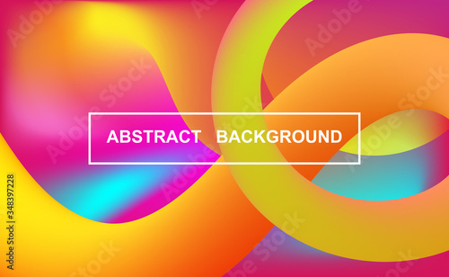 Abstract fluid color Liquid background. Colorful Modern and harmonies shape.